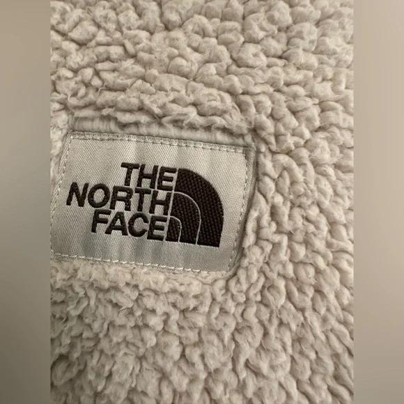The North Face Sherpa Fleece Pullover Hoodie Mens L Beige Brown Half Zip - Picture 3 of 11